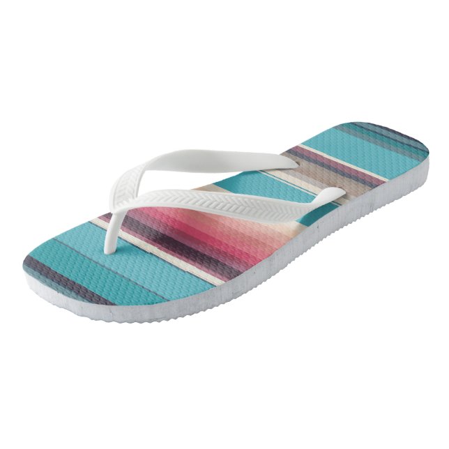 Streifen des Horizonts Flip Flops (Schrägansicht)