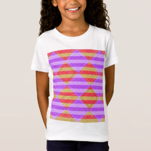 Streifen, Diamanten, Stellen-Muster durch Shirley T-Shirt