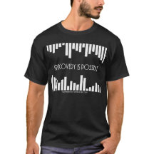 Streifen-Dunkelheits-T - Shirt