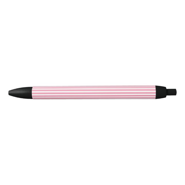 Streifen Flamingo Pink Kugelschreiber (Vorderseite)