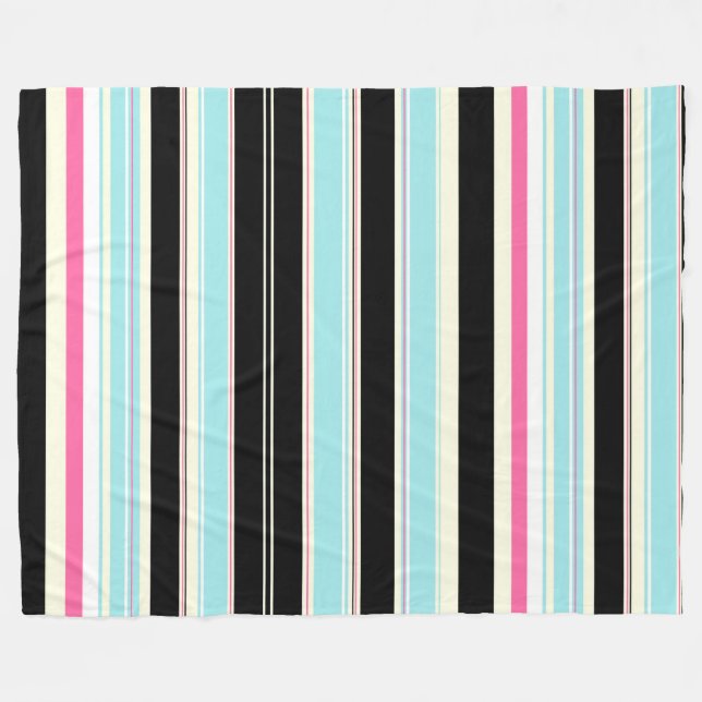 Streifen Fleecedecke (Vorderseite (Horizontal))