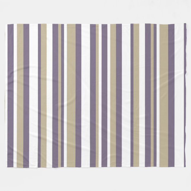 Streifen Fleecedecke (Vorderseite (Horizontal))