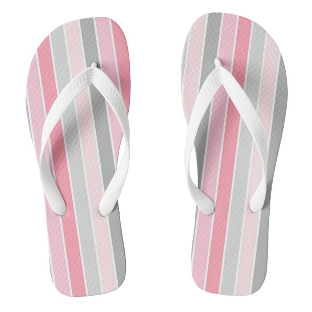 Streifen Flip Flops (Fußbett)
