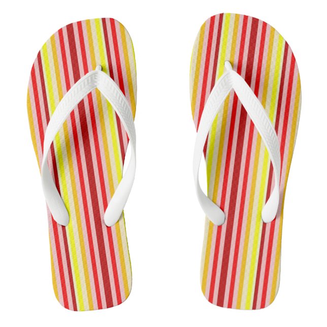Streifen Flip Flops (Fußbett)