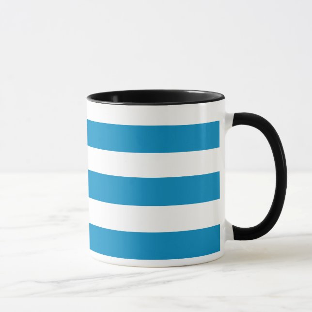Streifen für blaue und weiße Liegestühle Tasse (Rechts)