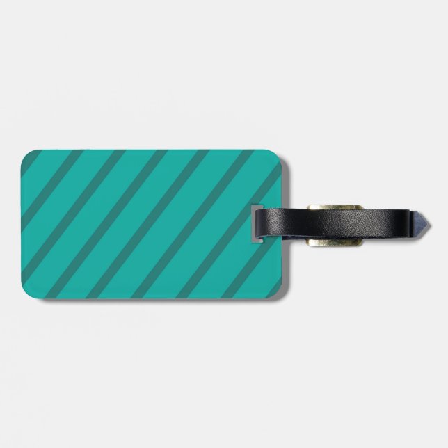 Streifen Gepäckanhänger (Rückseite horizontal)
