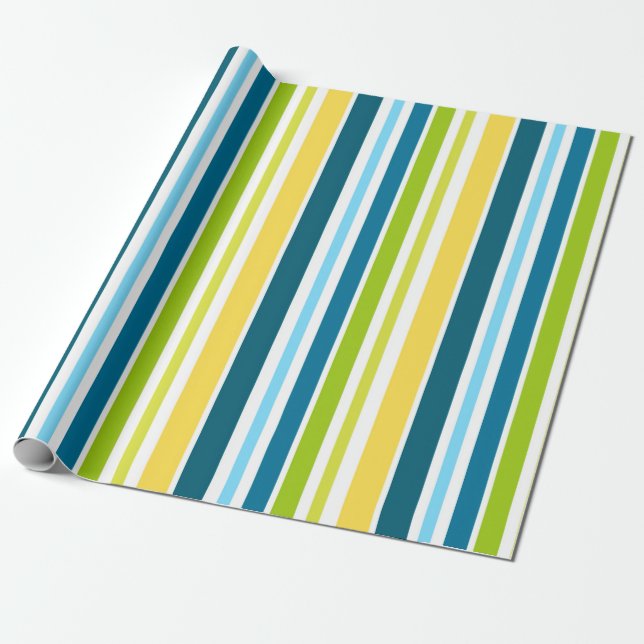 Streifen Geschenkpapier (Ungerollt)