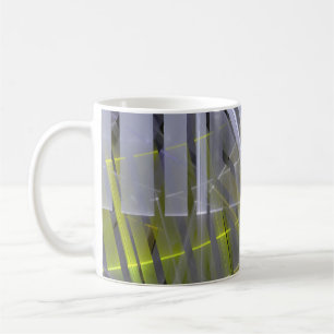 Streifen glänzende geometrische Dekoration Kaffeetasse