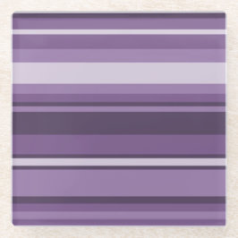 Streifen Glasuntersetzer