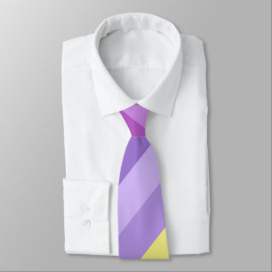 Streifen, hell, Regenbogen Krawatte