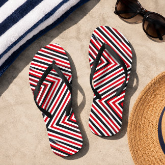 Streifen in Bewegung Flip Flops