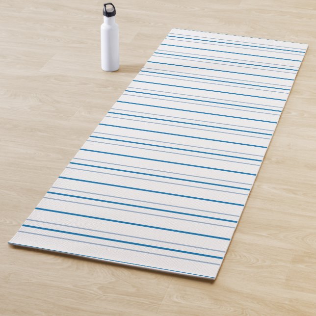 Streifen in blau yogamatte (Beispiel)