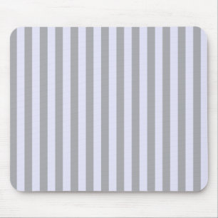 Streifen in Grau und Lavendel Mousepad
