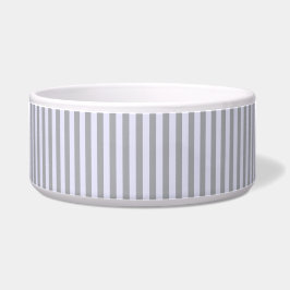 Streifen in Grau und Lavendel Napf