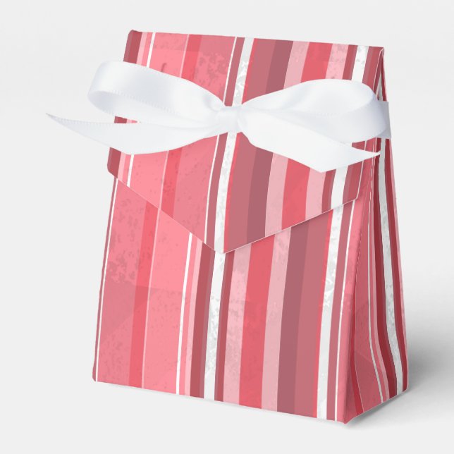 Streifen in Rosa Geschenkschachtel (Vorderseite)