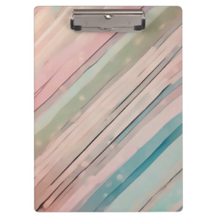 Streifen in Soft Shades Klemmbrett