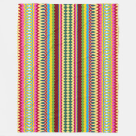 Streifen in Wirbel Fleecedecke