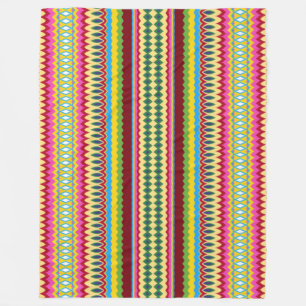 Streifen in Wirbel Fleecedecke