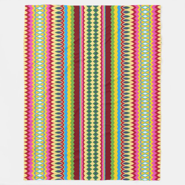 Streifen in Wirbel Fleecedecke (Vorderseite)