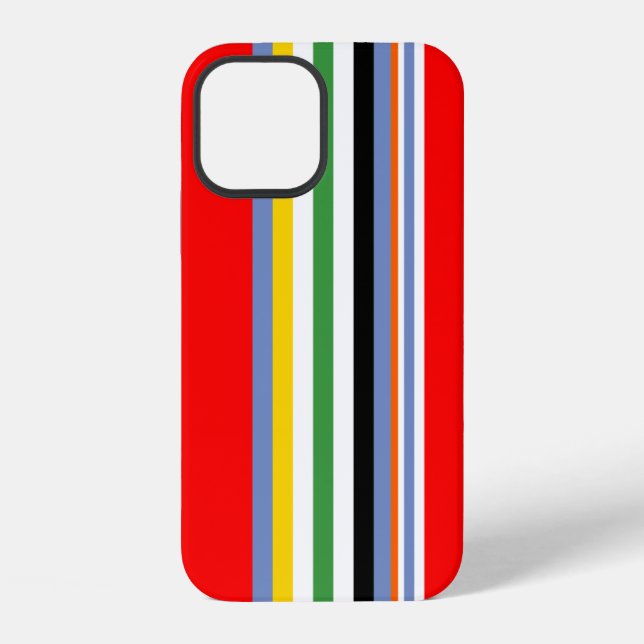 Streifen iPhone Hülle (Rückseite)