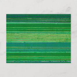 Streifen japanisches Holzschnitt Textil Postkarte