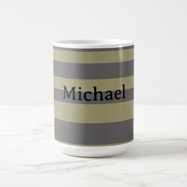 Streifen Kaffeetasse (Mittel)