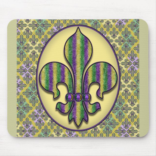 Streifen-Karneval-Lilie Mousepad (Vorne)