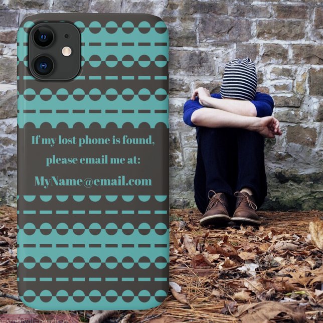 Streifen - Kohle und Aqua Blue Case-Mate iPhone Hülle (Pleated Stripes - Charcoal and Aqua Blue Case-Mate iPhone Case by Leapfroglisics Shop)