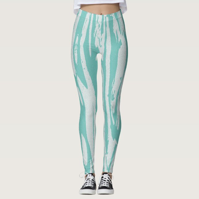 Streifen Leggings (Vorderseite)
