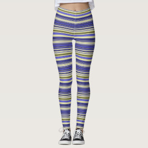 Streifen - Lila Leggings