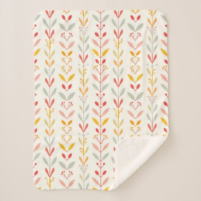 Streifen mit abgeschrägtem Fall Sherpadecke (Vorderseite)