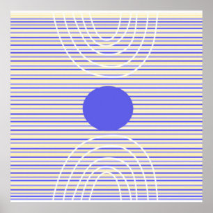 Streifen moderne abstrakte Kunst Poster