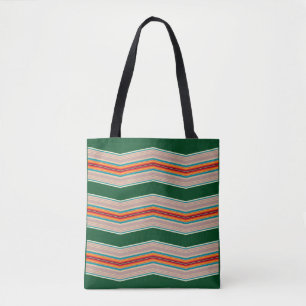 Streifen Muster-3-Tasche