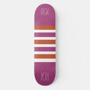 Streifen Muster benutzerdefinierte Skateboards für