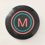 Streifen Muster für benutzerdefinierte Monogramm-F Wham-O Frisbee<br><div class="desc">Sehen Sie in meinem Geschäft für weitere Artikel mit und Farbwahl von diesem Design.</div>