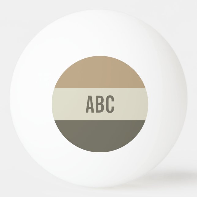 Streifen Muster Maßgeschneiderte Tischtennisbälle Tischtennisball (Vorderseite)