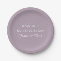 Streifen Muster Teller für Hochzeitspapiere