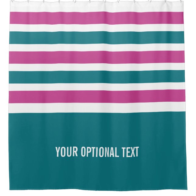 Streifen Muster Vorhang für Dusche (Vorderseite)