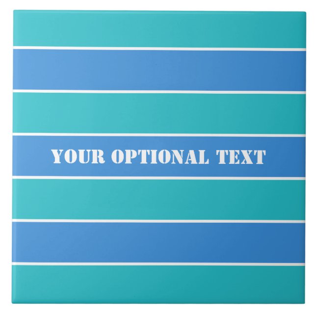 Streifen Muster Zollfliesen Fliese (Vorderseite)