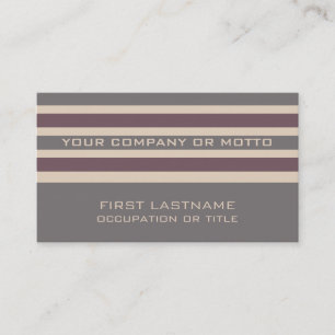 Streifen-Mustergewohnheits-Visitenkarten Visitenkarte