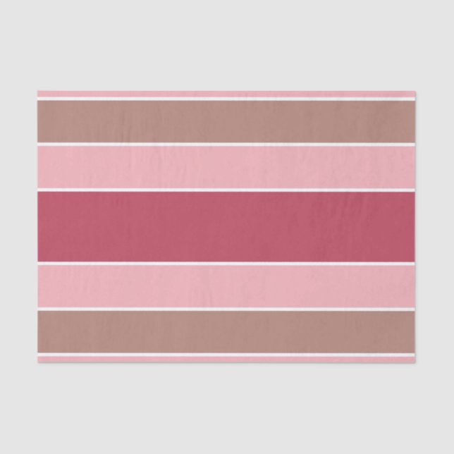 Streifen Musterpapier Seidenpapier (Vorderseite)