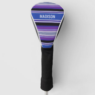 Streifen Mustertreiber-Abdeckung des individuellen Golf Headcover