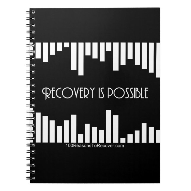 Streifen-Notizbuch Notizblock (Vorderseite)