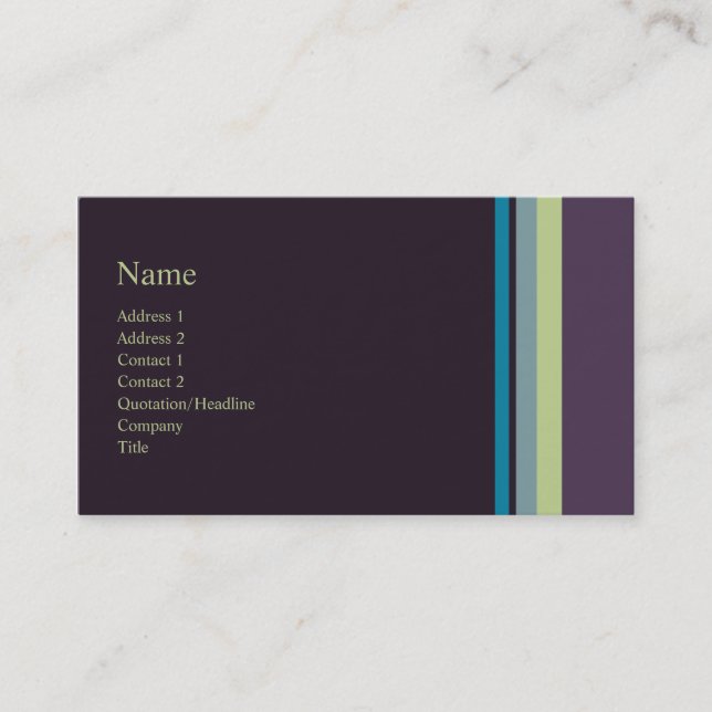 Streifen Nr. 0168- Visitenkarte (Vorderseite)