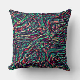 Streifen oder Schleifen, die durch ein Verdrillen  Kissen