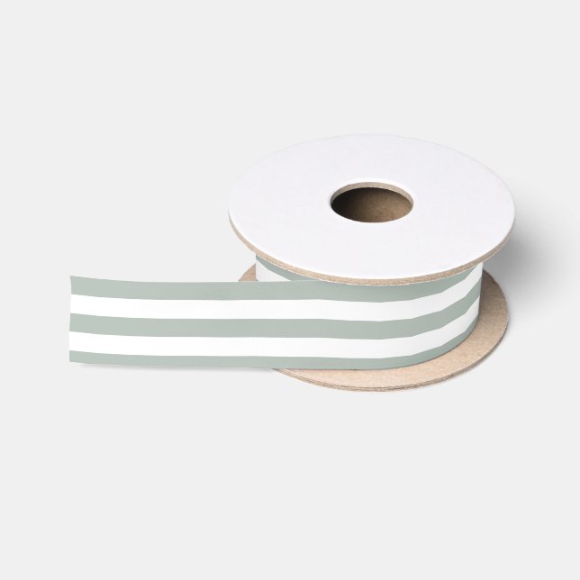 Streifen Option Ash Gray Satinband (Spule)