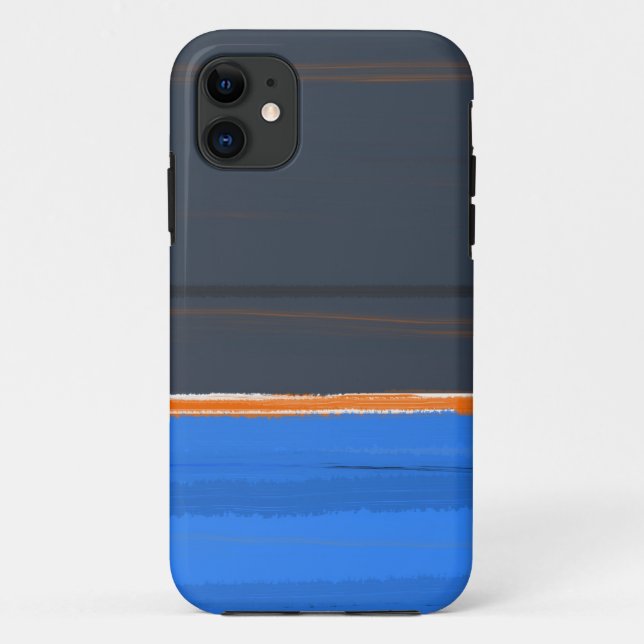 Streifen-Orange Case-Mate iPhone Hülle (Rückseite)