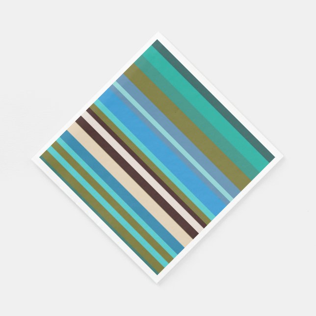 Streifen Paper Napkins Serviette (Ecke)