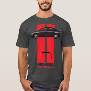 Streifen Schwarz Rot T-Shirt