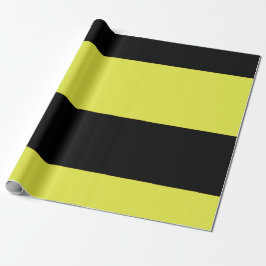 Streifen schwarz und gelb geschenkpapier
